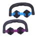 Clispeed 2st hand massage roller Six-portable muscle roll Sorty body massage device Household appliances fascia muscle roll with six wheels tennisel arch of stainless steel fitness yoga