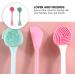 Uonlytech Silicone Spatula Silicone Facial Applicator Silicone Face Brush Double- ended Facial Brush for Deep Cleansing Makeup Removal Massaging Spatula Scraper Charcoal Face Wash - Buy Online on GoSupps.com