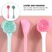 Uonlytech Silicone Facial Applicator & Spatula - Double-ended Face Brush for Deep Cleansing & Makeup Removal - Buy Online on GoSupps.com