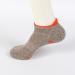 By The Clique 3 Pairs Premium Terry Cotton Towel Bottom Ankle Socks | Retro Style, Modern Fit, Arch Support | Gray, Orange, Maroon - Buy Online on GoSupps.com