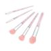 5 Set Powder Brush Face Painting Makeup Kit for Women - Diamond Blush & Eyebrow Brushes - Travel-Friendly Pink Suite - Perfect Facial Cosmetics Tool - Buy Online on GoSupps.com