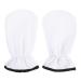 WOFASHPURET 1 Pair Maintenance Essential Oil Gloves Grooming Glove Moisturizing Mitten Nail Art Hand Gloves Spa Moisturizing Gloves Paraffin Wax Warm Round Flannel Magnifier White 29.00X16.00X1.00CM