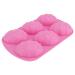 PRETYZOOM De para Gelatinas Popular Candy Molds Silicone Baking Pans Hand Decor Egg Mold Silicone Sweet Mould Chocolate Making Mold Easter Egg Candy Ice Manual Red Chocolate Eggs medium Red