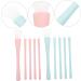 Ipetboom 2 Sets Silicone Makeup Brush Lip Skincare Brush for Mud Eye Makeup Applicator Silicone Facial Mask Brush Eyeliner Applicator Silica Gel Eyeliner Brush Lips - Buy Online on GoSupps.com