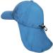iQ UV Protection Cap for Children - Jolly Blue Neck Sun Protection Recycled Material | Sun Safety & Outdoor Gear - Buy Online on GoSupps.com