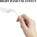 FOMIYES Adaptive Curved Fork - Stainless Steel Utensil for Hand Tremors, Arthritis, Parkinson's - Right-Handed Angled Cutlery for Elderly Use - Buy Online on GoSupps.com