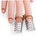 Practical Nail Extention Tips Aluminum Form Guide Reusable Form Guide Portable Acrylic French Nail Art Forms For Gel Polish Silver 5PCS - Buy Online on GoSupps.com