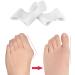 EXCEART Bunion Straightener & Splints 2 Pairs Gel Separator Pads for Pain Relief | White Yoga Orthopedic Brace - Buy Online on GoSupps.com