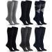 Pembrook Light Compression Socks for Men 8-15 mmHg | Graduated Compression Socks for Men Circulation Large Multicolored