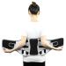 Back Brace for Lower Back Pain Relief Lumbar Support Belt Ergonomic Design and Soft Breathable Material for Herniated Disc Sciatica (Black XX-Large) Black XX-Large