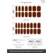 ohora Semi Cured Gel Nail Strips (N Chilly) - Salon-Quality Long Lasting Nail Kit - Easy Application & Removal - Includes Prep Pads, Nail File, and Wooden Stick - Buy Online on GoSupps.com