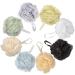 Loofah Mesh Bath Shower Sponges 8-Pack | Multi-Color Scrubber for Body | Exfoliating Bath Sponges for Men & Women | Shower Accessories - Buy Online on GoSupps.com