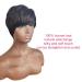 Yonova Pixie Cut Human Hair Wig for Women - Short Layered Pixie Haircut with Side Bangs - Natural Wavy Glueless Wig in Black Color 1B - Buy Online on GoSupps.com