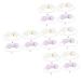 16 Pcs Ice Crystal Glasses Eye Shadow Miss Portable Migraine Ice Crystals