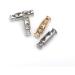 Hole Cord Lock Stopper spring buckle Cord Locks Toggles 30pcs/lot 3 Colors Metal Alloy Stoppers Toggle Cord Locks Drawstring Lock Two Holes For 4mm Cord Nickle (Gun silver 33mmx10mm) 33mmx10mm Gun Silver - Buy Online on GoSupps.com
