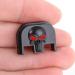 3D Aluminum Rear Cover Slide Back Plate for Gen 1-5 Glock 17-41, 44, 45 - Black Skull Red Eyes - Buy Online on GoSupps.com