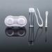 Yucool Colorful Contact Lens Container Set - Travel Holder No Leak Storage with Tweezers Removal Pistons & Mini Bottles - Buy Online on GoSupps.com
