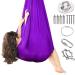 Sensory vertical cloth sensory full body socks yoga towel for hanging sensory full body socks for autism Stretchy Sensory Body Sox for stress reduction with accessories 280*150cm purple