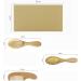 Haominnaqi 3-Piece Wooden Baby Hair Brush and Comb Set for Newborns and Toddlers - Buy Online on GoSupps.com