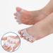Yoga Gel Toe Separators - Foot Pain Relief & Toe Straightener Spreader - Silicone Toe Spacers for Bunions & Hammer Toe - 2 Pairs White - Buy Online on GoSupps.com