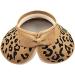 LABANCA Girls Leopard Sun Visor Hat UPF 50+ UV Protection Wide Brim Beach Straw Summer Hat - Khaki - Buy Online on GoSupps.com