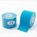 Kinesiology Tape Sports Tapes Elastic Freely Cut for Muscle Back Shoulder Elbow Waist Ankle Polyester Waterproof Light Blue 5CM*5M