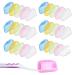 Sioppkik 30 pieces Portable toothbrush head covers for toothbrush protective cover toothbrush cover toothbrush protective cap (blue pink yellow green white)