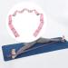 NEWMIND Yoga Strap Stretch Straps for Physical Multi Loops Exercise Stretching Band for Fitness Gym Yoga Dance Strength Flexibility Training - Pink_11 Loops - Buy Online on GoSupps.com