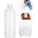 Hair Dye Brush Bottle Shampoo Bottle Oil Coloring Dispensing Applicator Brush Tip Tools with 120ml Capacity for Hair Dyeing(White) - Buy Online on GoSupps.com
