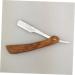 Beavorty 2-in-1 Straight Razor - Portable Safety Razor for Men | Classic Wood Design & Easy Open Feature - Buy Online on GoSupps.com