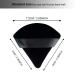 12 Pure Cotton Face Powder Puffs | Soft Triangle Makeup Tools for Loose Powder Foundation & Blush | Black & White - Buy Online on GoSupps.com