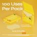 FOMIN Antibacterial Rose Paper Soap Sheets - 300 Sheets - Travel/Camping Mini Soap - Pack of 3 - Buy Online on GoSupps.com