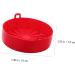 OUNONA 1pc Bakeware Silicone Airfryer Liner Air Fryer Baking Bbq Plate Food Silicone Baking Tool Air Fryer Oven Pan Silicone Cooking Utensils Air Fryer Pot Non Stick Silica Gel Container Red 19x19cm - Buy Online on GoSupps.com