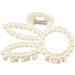 New 2025 Luxury Trendy Big Pearls Acrylic Hair Claw Clips Round Pearl Makeup Hair Styling Barrettes For Women Hair Accessories Jewelry Fashion Accessories Creative Gift - Buy Online on GoSupps.com