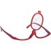 Buy Sonew Make-Up Glasses with Magnification - Rotatable Unique Lens for Enlarged Eyes | Essential Beauty Tool for Women (Red 150) - Buy Online on GoSupps.com