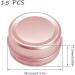 Yue Qin 15-Piece 10ml Aluminum Empty Jar Set - Travel Cream & Cosmetics Containers with Lids - Perfect for Lotions Creams and Mini Candles - Stylish Rose Gold Finish - Buy Online on GoSupps.com