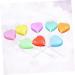 HOMSFOU 10pcs Decorative Candles Birthday Cake Candle Cake Toppers Heart-Shape Cake Candles Cake Decoration Cute Party Supplies As Shown medium - Buy Online on GoSupps.com