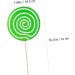 Veemoon 2pcs Lollipop Props Large Lollipop Birthday Partyt Decor Clay Lollipop Candy Simulation Lifelike Candy Simulation Lollipop Model Fake Lollipop Prop Toys Wood Food Decoration Fake 41X19.5X1.5CM Green - Buy Online on GoSupps.com