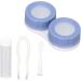 Shop Verdant Touch Mini Contact Lens Container Kit - Portable Purple & Multicolored Plastic Lens Holder for Daily Use Soaking & Retention - Perfect for Travel & Eye Care - Buy Online on GoSupps.com
