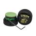 Yeuek Taom Pool Coarse holder Round Form Practical Tools Billard Accessories Magnetic Mini Chalk Point Fall Container Round Box Billard Black holder with V10 chalk