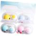 Shop Solustre 8 STK Contact Lens Container Case - Duck Colored Lens Holders for Safe Storage - Ideal for International Shipping - Buy Online on GoSupps.com