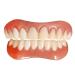 Zhirceke smile with dentist-toothed tooth-top top and low dental prostheses temporarily for the upper and lower jaw quickly repair your teeth and smile.