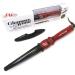 Corioliss Conical Glamour Wand Red Leopard Tourmaline Coated Ceramic Barrel Professional Hair Curling Wands Negative Ion Heat Resistant Finger Glove included 2 Year Warranty