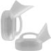 Milisten 2pcs Female Urinal 1000ml - Portable Urine Bottle for Hospital, Home, Camping, Travel - Buy Online on GoSupps.com