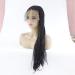 Buy Black Three-Small Braid Wig | High-Temperature Silk Front Lace | Large Size Chemical Fiber Wig | International Shipping Available - Buy Online on GoSupps.com