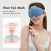 Best Heated Eye Mask for Dry Eyes - Smart Temp Control - Relief for Stye, Chalazion, Blepharitis - 3D Eye Mask for Sleep & Migraine - Light Blue - Buy Online on GoSupps.com