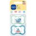 MAM Air Soothers 16+ Months (Pack of 2) Baby Soothers with Sterilisable Travel Case Baby Essentials Blue/Cream (Designs May Vary) Blue 1 12+ M Soother - Buy Online on GoSupps.com