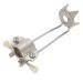 Ice Cane Attachment 4 Prong Heavy Duty Ice Cane Tip Attachment Walking Mobility Crutches Non-slip Ice Grip for Walking Sticks Trekking Pole Folding Wooden Crutches Annex