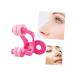POPETPOP Double-effect Nose Slimmer Device Beauty Clip Silicone Nose Lifter Reindeer Headband Nose Bridge Slimming Nose Clip Hair Double Bun Straight Clip Pink Shaping