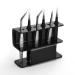 Lurrose Acrylic Eyelash Extension Tweezer Display Stand - Durable Storage Rack for Women & Girls - Buy Online on GoSupps.com